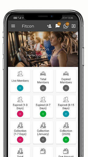 Fitcon Gym Screen 3
