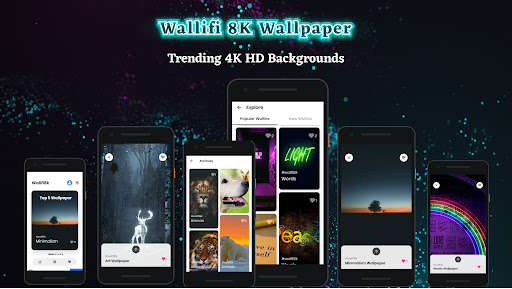 Android application Wallifi 8K Wallpaper : 4K HD screenshort