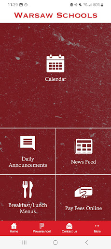 Android application Warsaw Schools screenshort