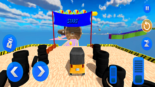 Android application Crazy Tuk Tuk Stunts screenshort