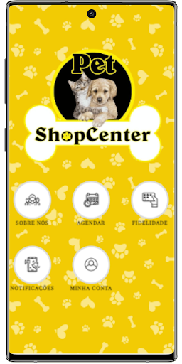 Android application Pet ShopCenter screenshort