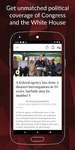 Android application McClatchy DC Bureau screenshort