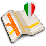Map of Milan offline icon