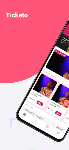 Android application Ticketo screenshort
