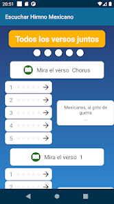 Captura 1 Himno México Memorizar Escucha android