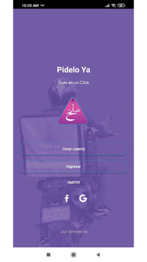 Android application Pidelo Ya screenshort