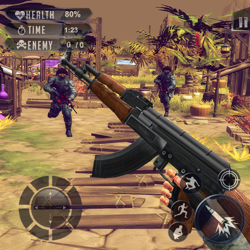 Gunslinger  Free Fire FPS commando Shooter