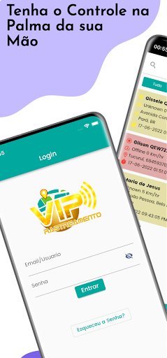 Android application VIP Rastreamento screenshort