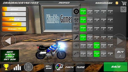 Screenshot 11 Drag bikes - Drag racing game android