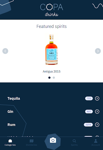 Copa Drinks Screen 2