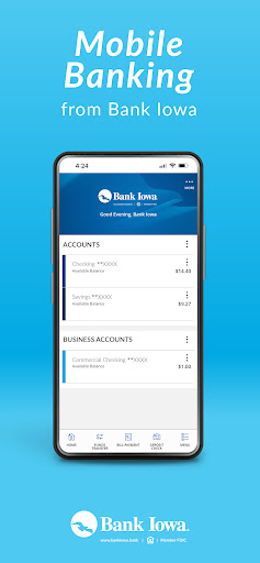 Android application Bank Iowa Mobile Banking screenshort