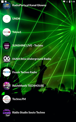 The Techno Channel - Radios Screen 2