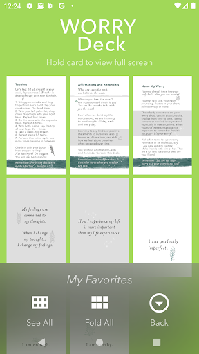 WORRY Deck Screen 2