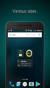 Widgets - CPU | RAM | Battery Tangkapan layar