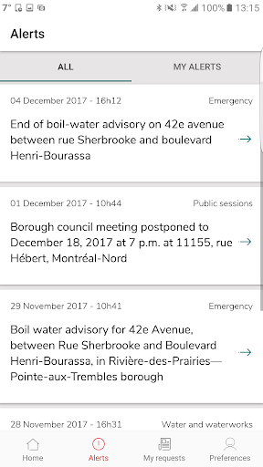 Montréal-Resident Services Screen 2