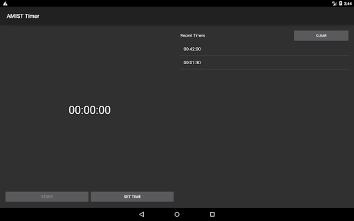 AMIST Timer Screen 3