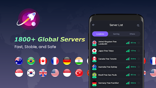 iTop VPN Proxy & Game Booster Mod Apk v2.5.2 (VIP Unlocked) Free For Android 3