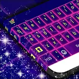 Keyboard Skin Neon Purple icon