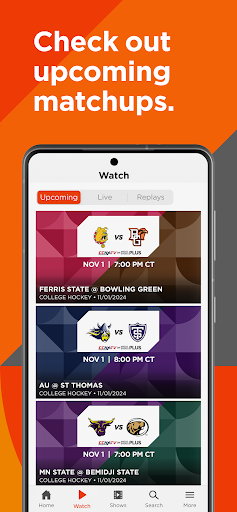 Screenshot of Midco Sports Plus