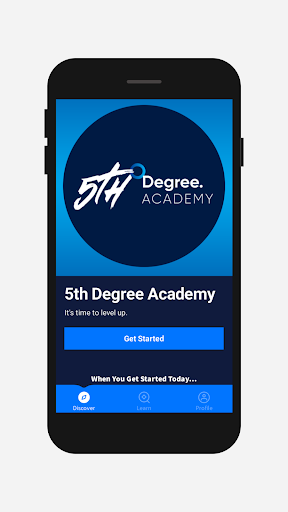 Android application 5th Degree Academy screenshort