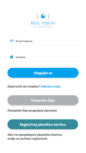 Android application Bilić Vision screenshort