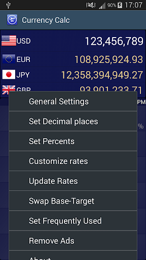 Currency Calc Screen 2