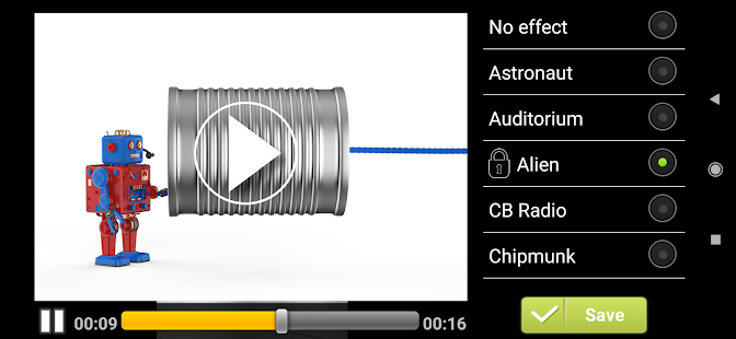 Video Voice Changer FX Captura de tela