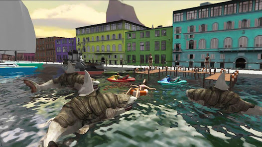 Captura de Pantalla 3 Juegos Tiburones Sin Internet android