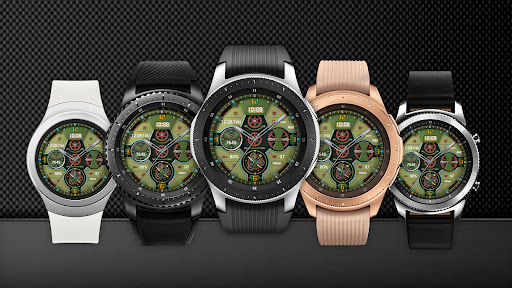 Android application Flower Red Green For Wear OS screenshort