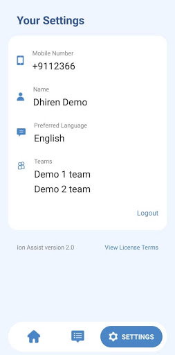 IonAssist - Support Screen 3