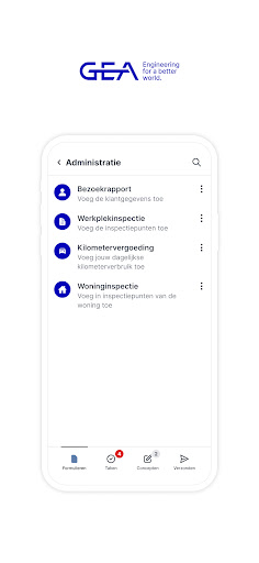 Android application GEA FT Nederland screenshort
