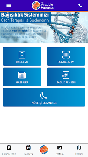 Android application Eskişehir Anadolu Hastanesi screenshort