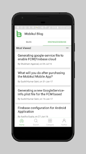 Wordpress Mobile Application B Screenshot