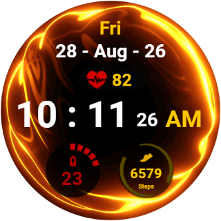Fluid Lava Watch Face screenshot 5