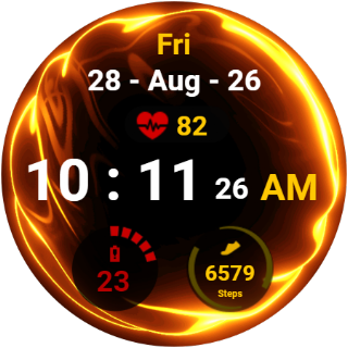 Fluid Lava Watch Face screenshot 5
