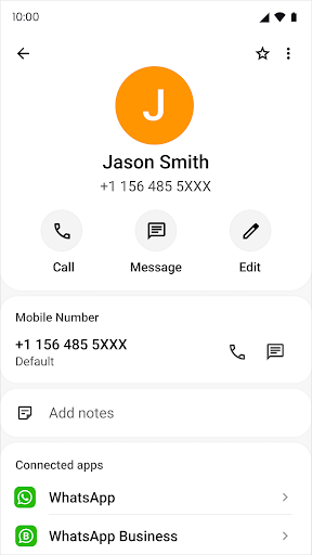 Contacts App For Android screenshot 3