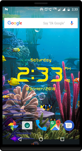 Aquarium live wallpaper with d Screen 2