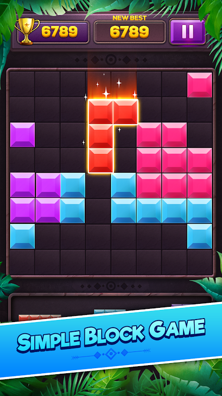 Block Puzzle Jewel-Relax Brain Screen 2