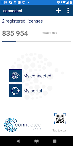Android application connected screenshort