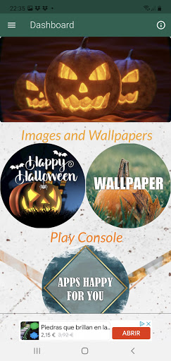 Android application Happy Halloween screenshort
