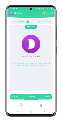 Android application Telegramup screenshort
