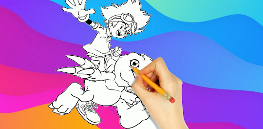 Agumon coloring book Digimon
