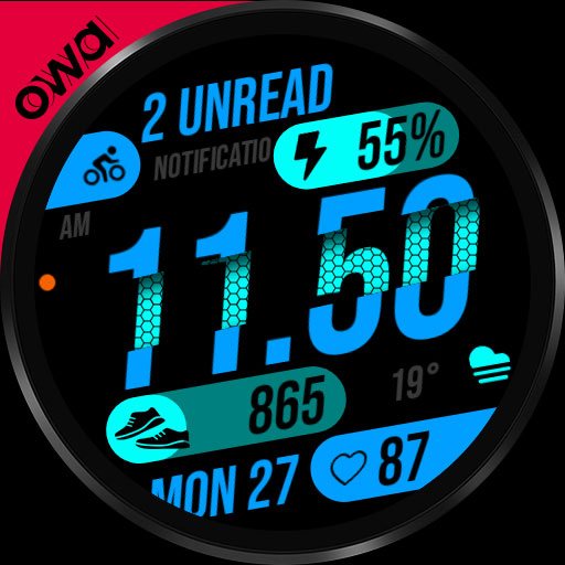 Bold Digital Watch Face 012 logo