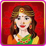 Indian Bride Makeover Dress Up icon