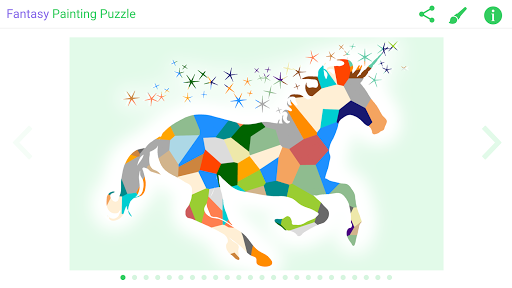 3P Fantasy Painting Puzzle ekran görüntüsü