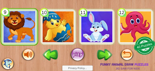 Funny Animal Draw Puzzles Screen 2