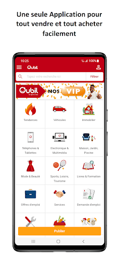 Android application Oubil screenshort