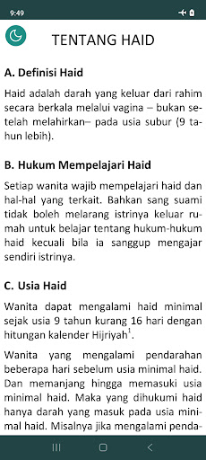 Haid dan Nifas (Fiqih Wanita) Screen 2