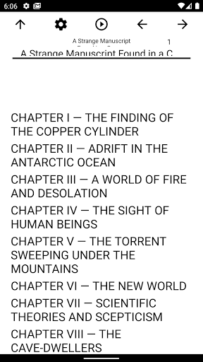Android application Book, A Strange Manuscript Fou screenshort