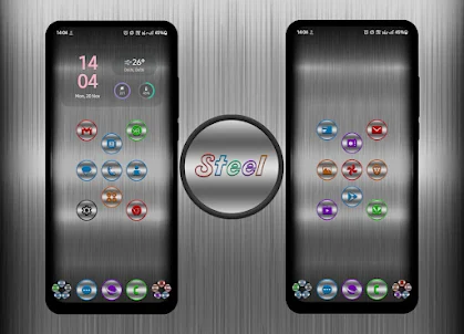Steel Colors Icon Pack